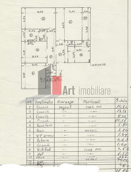 Brancoveanu, Turnu Magurele, vanzare apartament decomandat 4 camere,